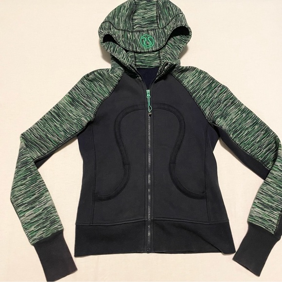 Lululemon Scuba Hoodie Stretch Green Bean Inkwell Wee Are From Space - Picture 8 of 16